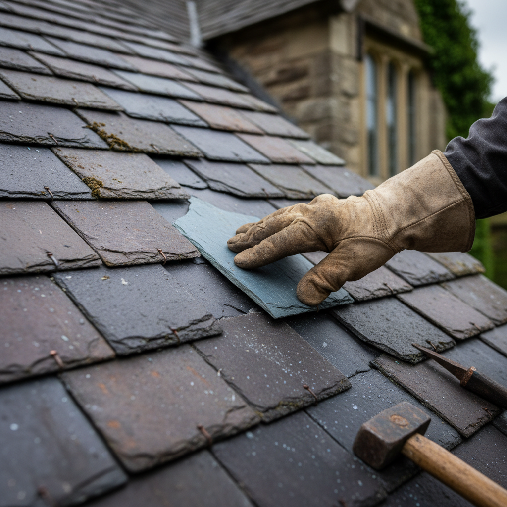 Historic home roof restoration